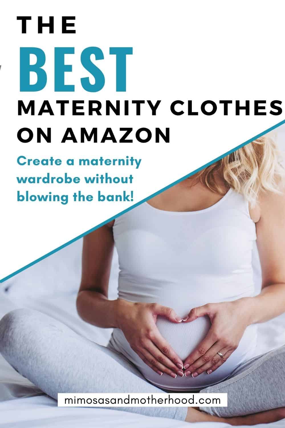 best maternity clothes on amazon blog post title