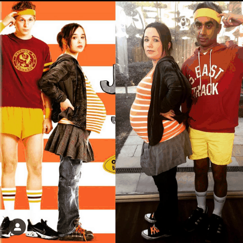 Juno pregnancy costume for couple