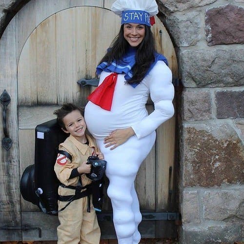 Stay Puft Marshmellow Man Pregnancy Costume