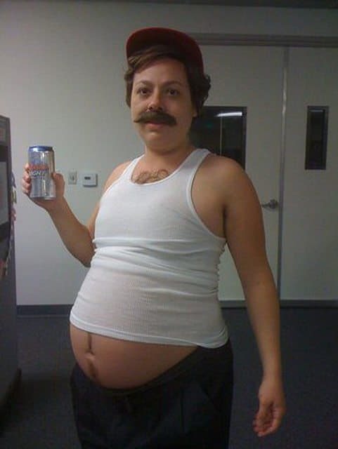 beer belly pregnancy costume