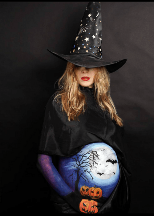 witch pregnancy costume