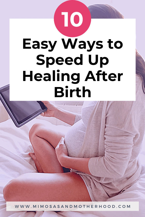 ways to speed up healing after vaginal birth