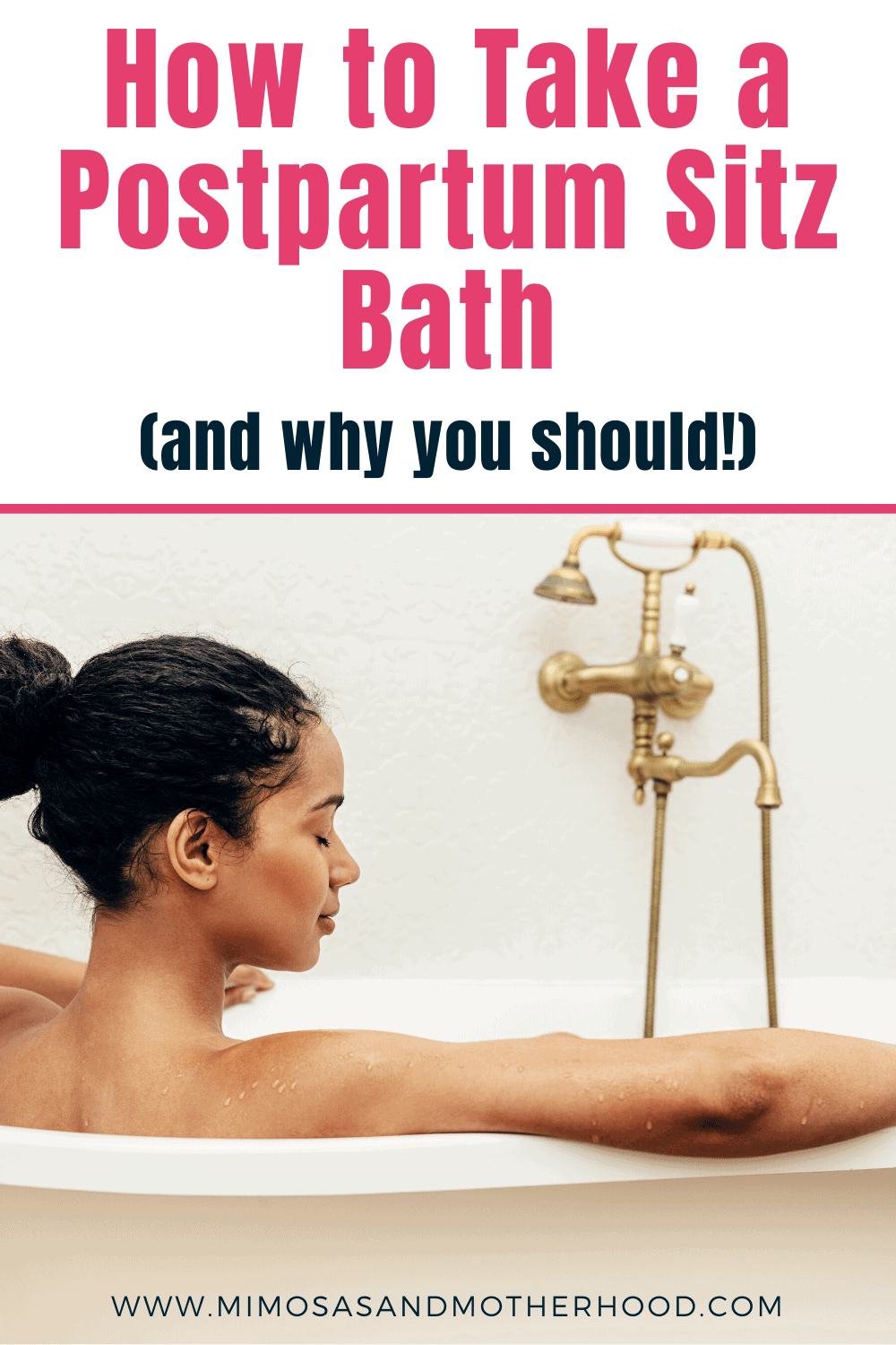 How to take a postpartum sitz bath