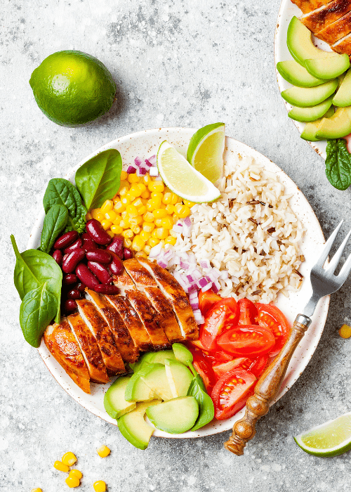 chicken burrito bowl