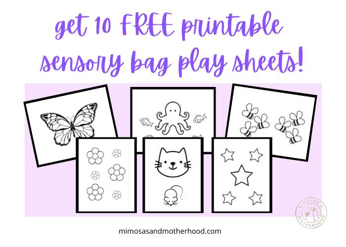 baby sensory bag printable sheets