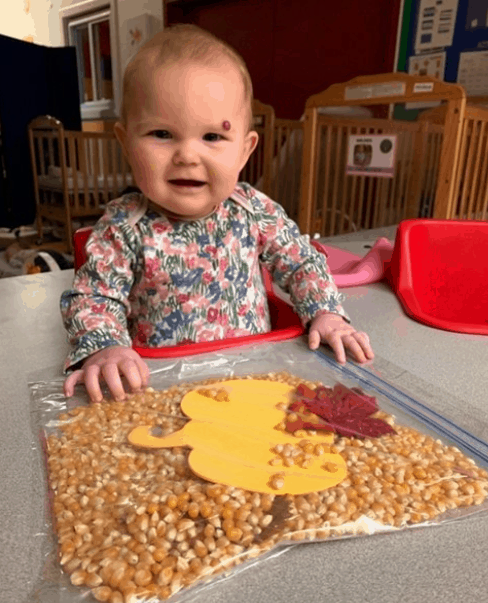 sensory bag play for babies