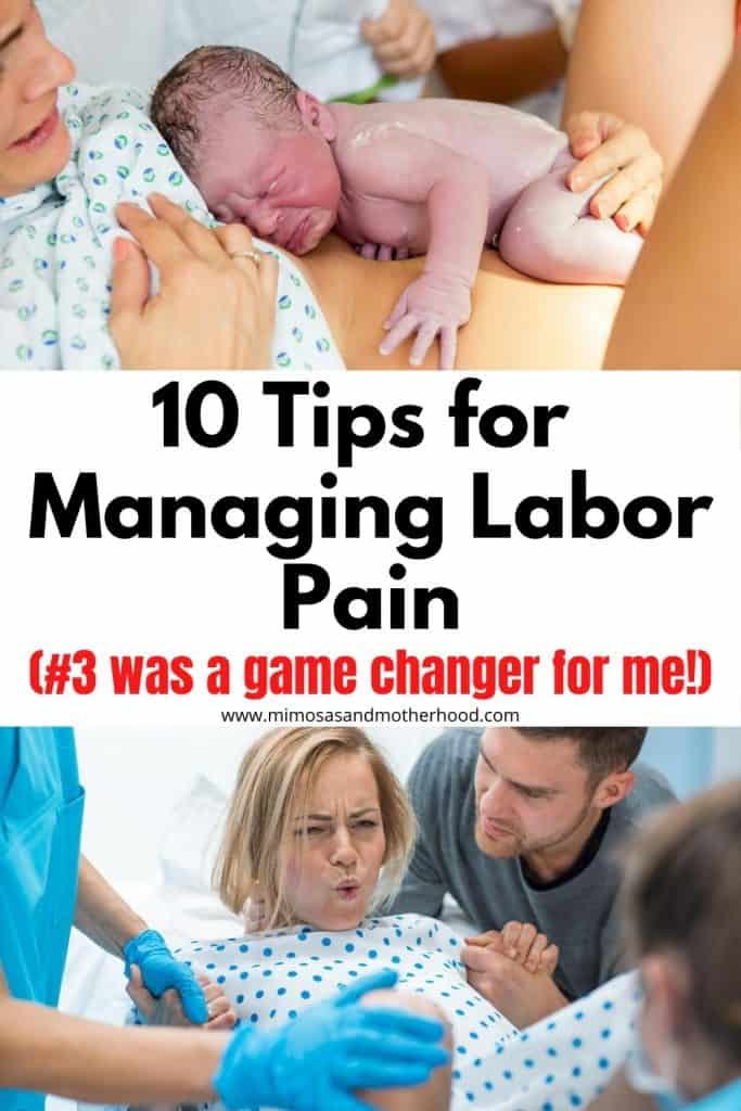 tips to reduce labor pain