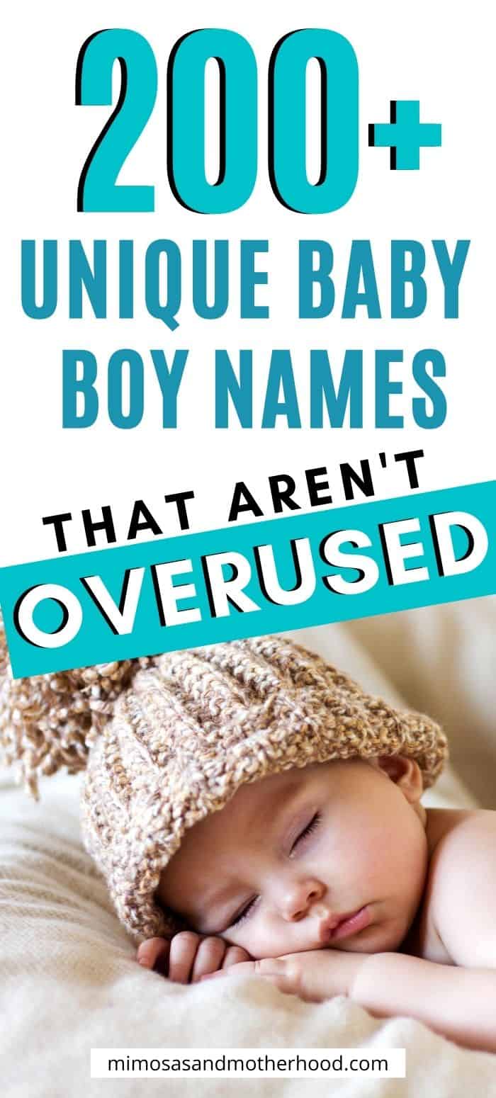 Unique Baby Boy Names that Aren’t Overused