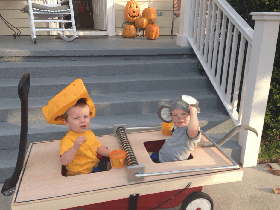 Brothers mouse and cheese halloween costume