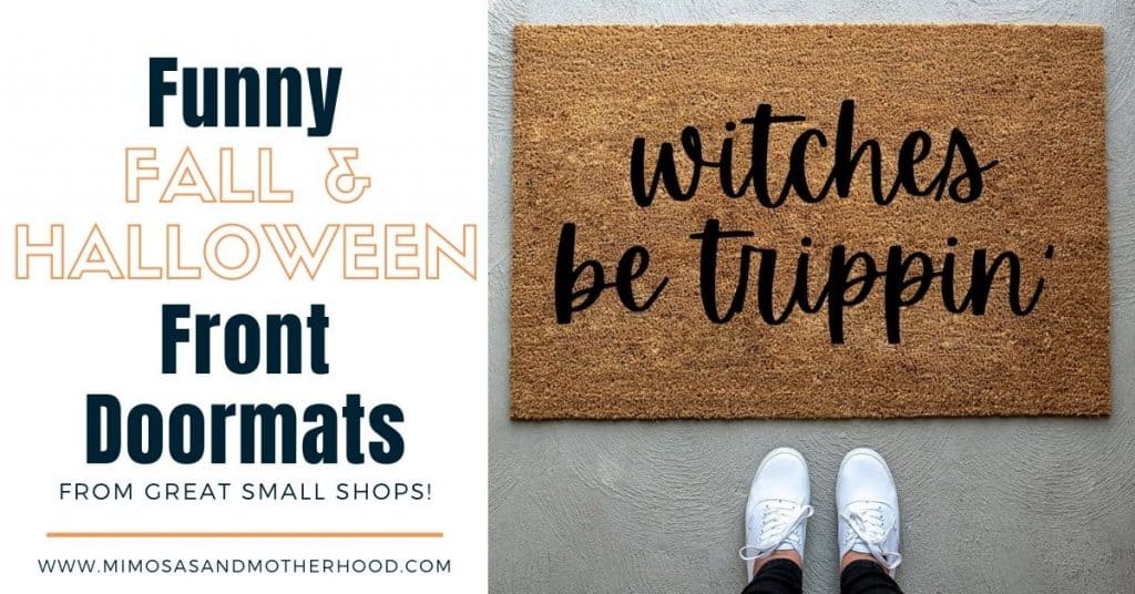 funny fall front door mats funny halloween welcome mats