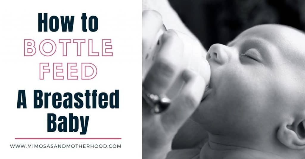 how to bottle feed a breastfed baby when baby won't take a bottle