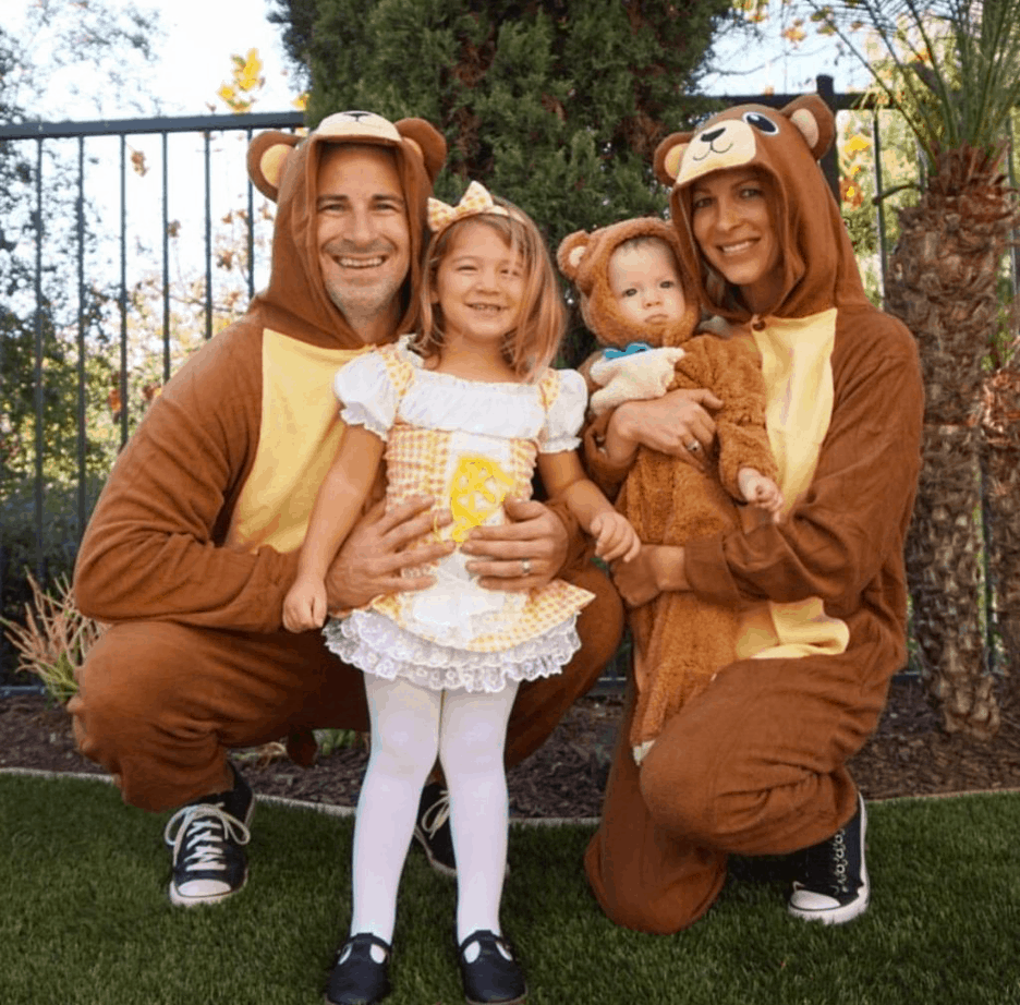 goldilocks and three bears matching costume