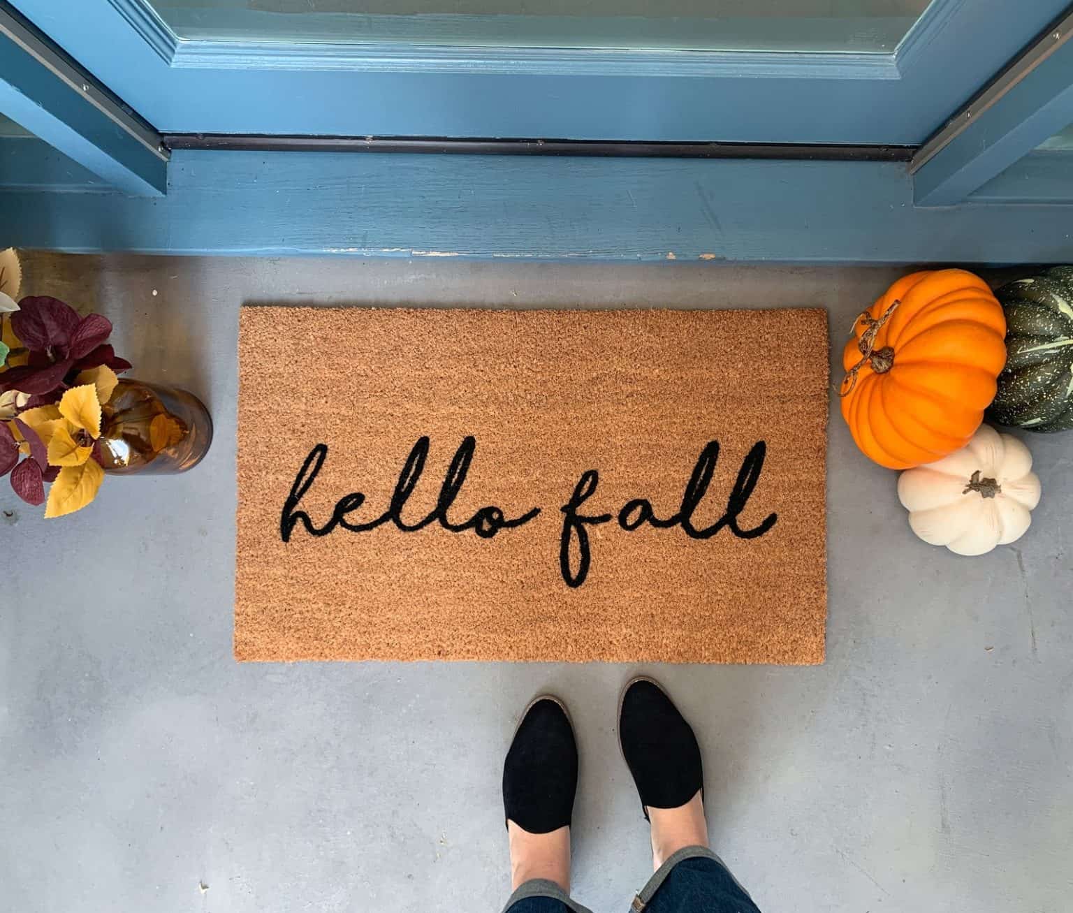 Funny Fall Front Doormats Mimosas & Motherhood