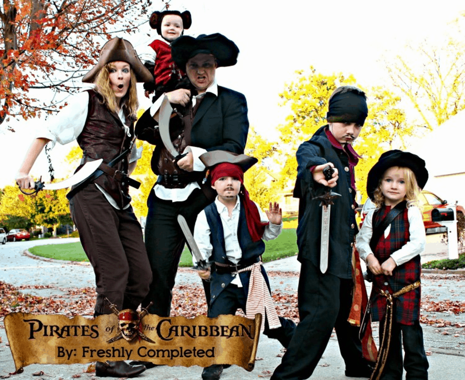 pirate costume for family