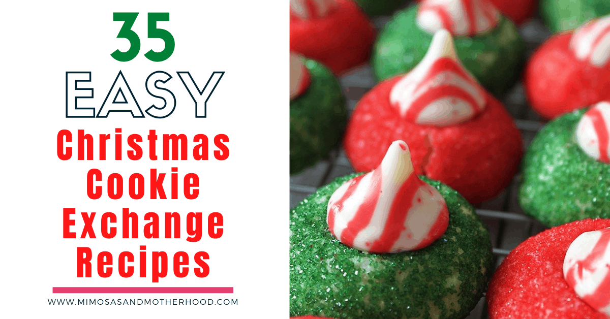 35 Easy Christmas Cookie Exchange Recipes - Mimosas & Motherhood