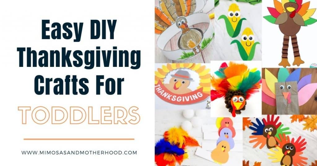 title image for post easy DIY thanksgiving crafts for toddlers