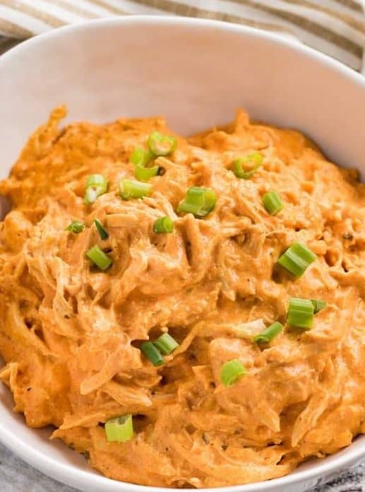 bowl of buffalo chicken dip