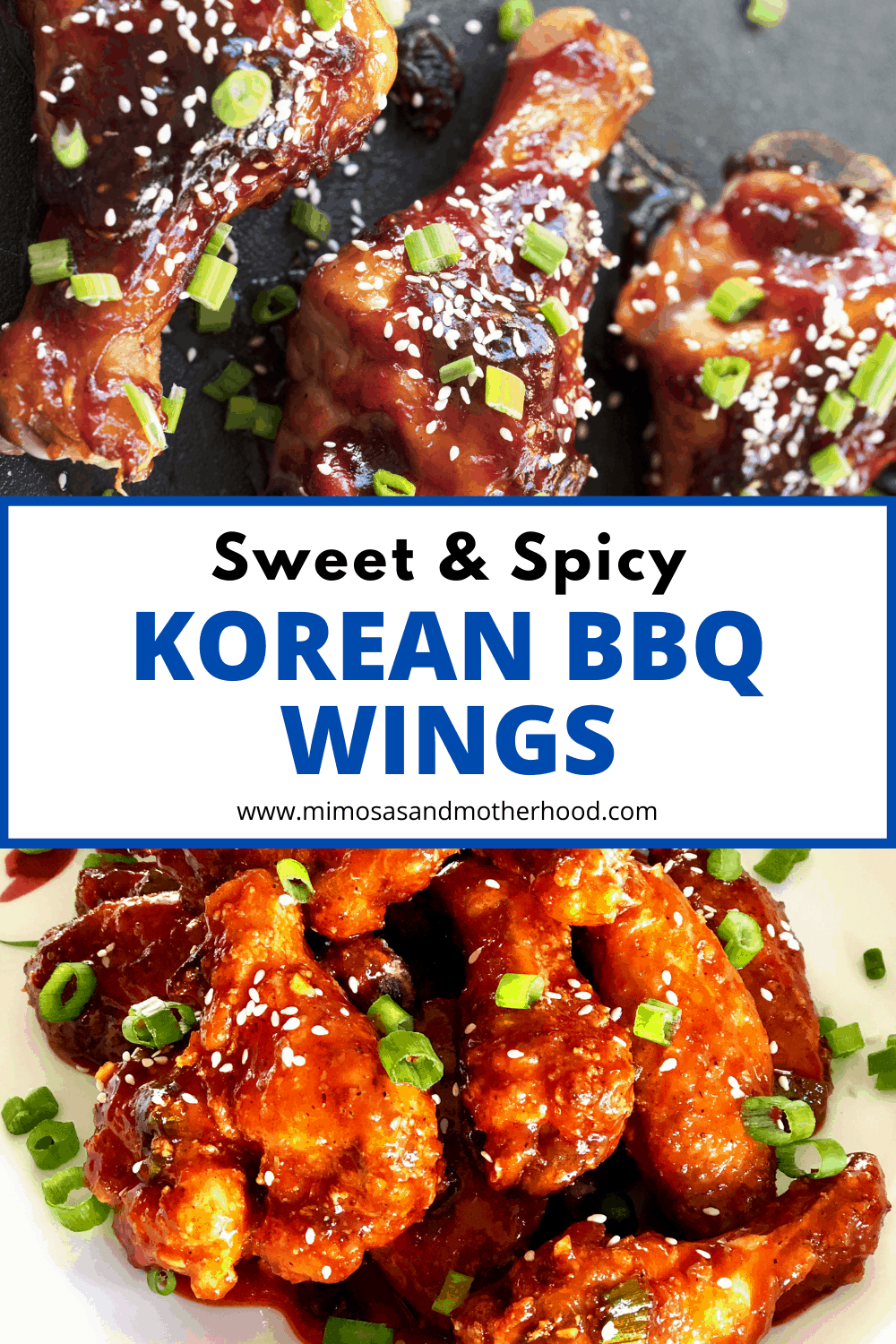 title image for korean bbq wings recipe