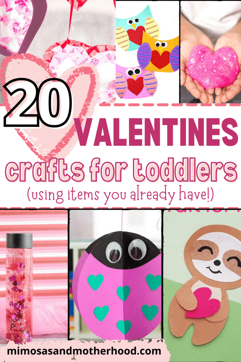 20 Easy Valentine's Day Crafts for Toddlers - Mimosas & Motherhood