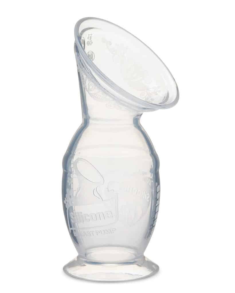 image shows a haakaa breast pump