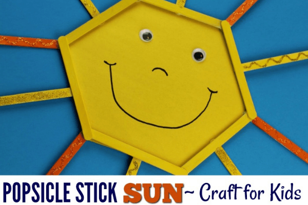 sunshine popsicle stick craft