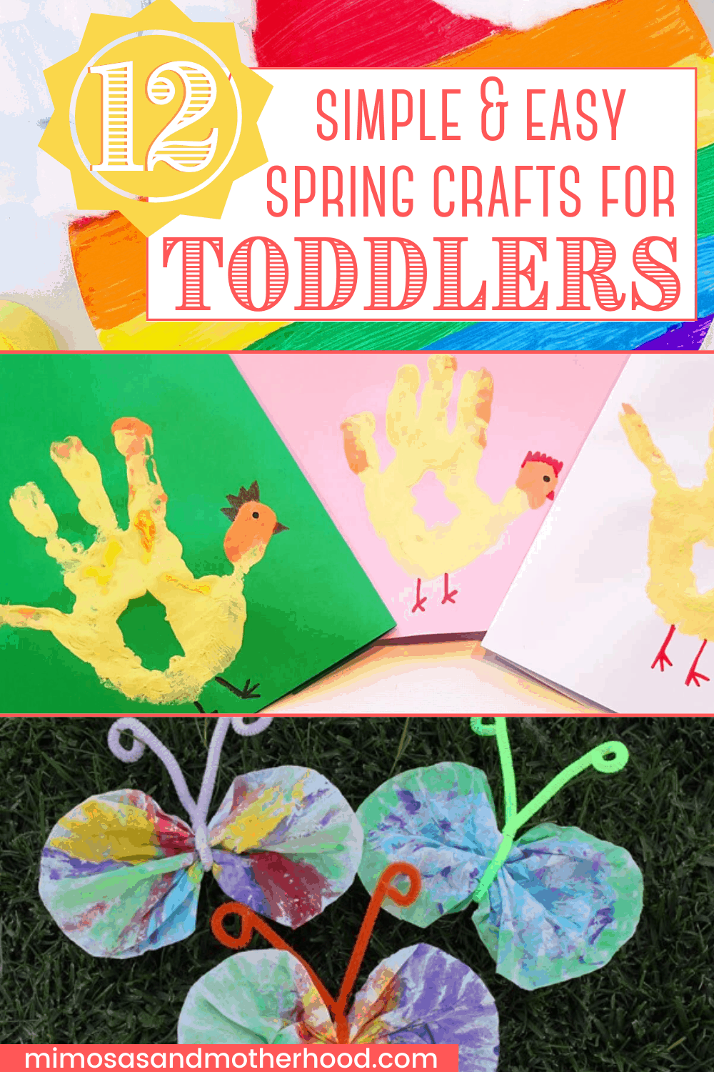 Simple & Easy Spring Crafts for Toddlers