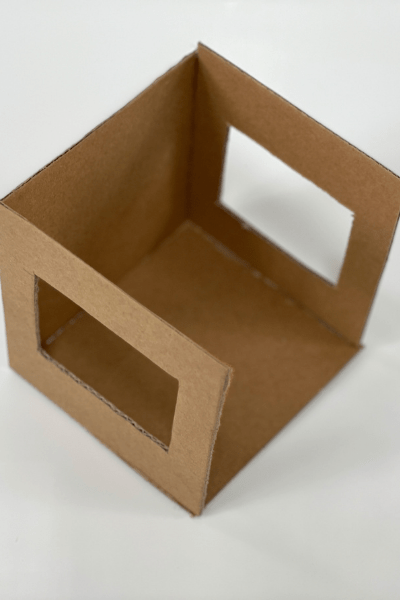 cardboard house