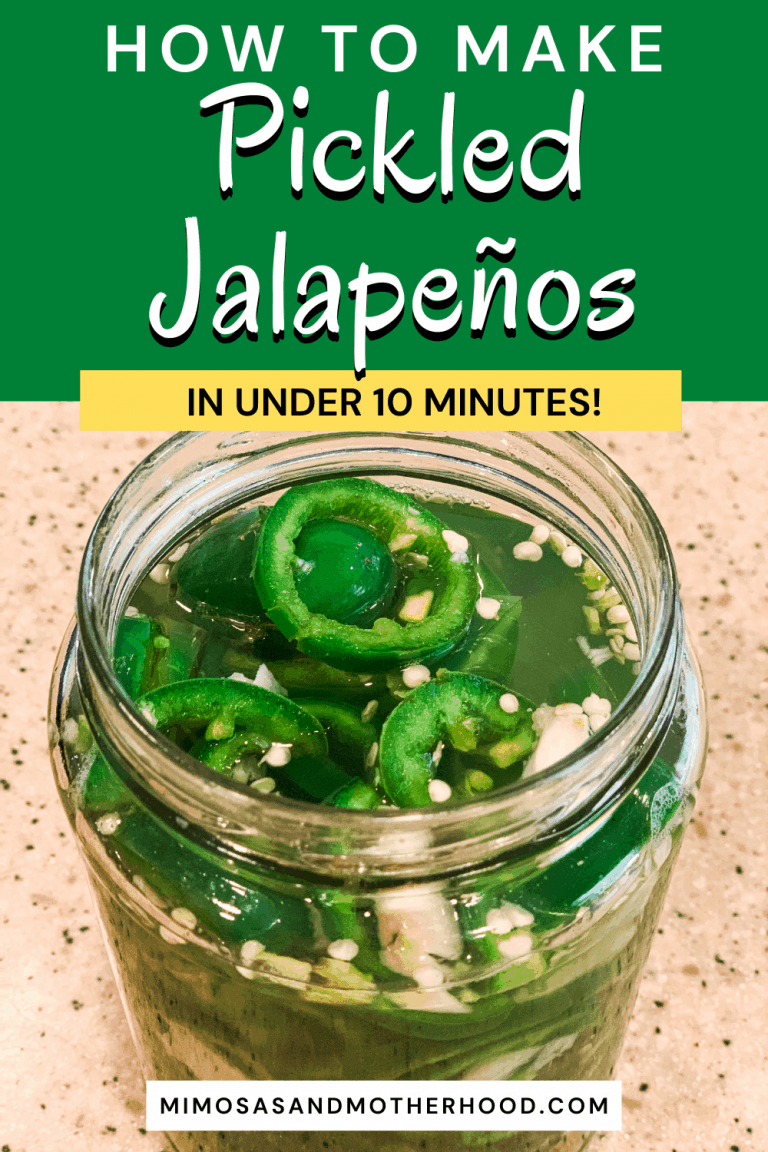 How to Make Quick Easy Pickled Jalapeños Mimosas & Motherhood