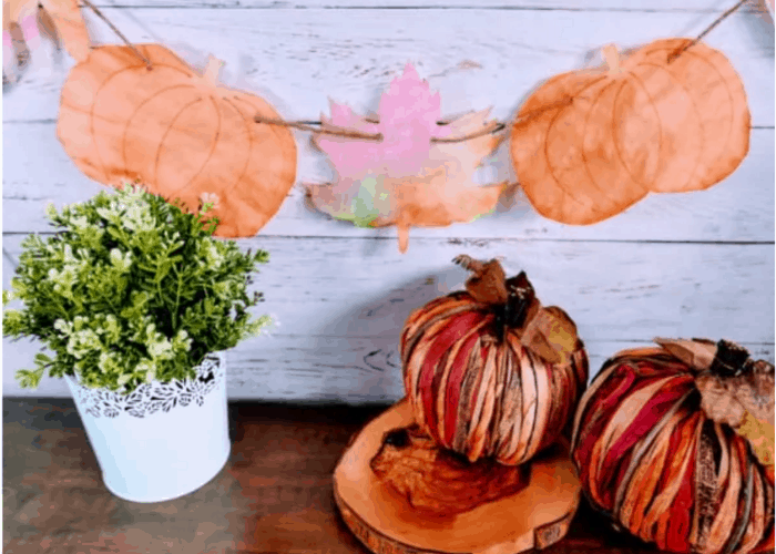 coffee filter fall craft for kids