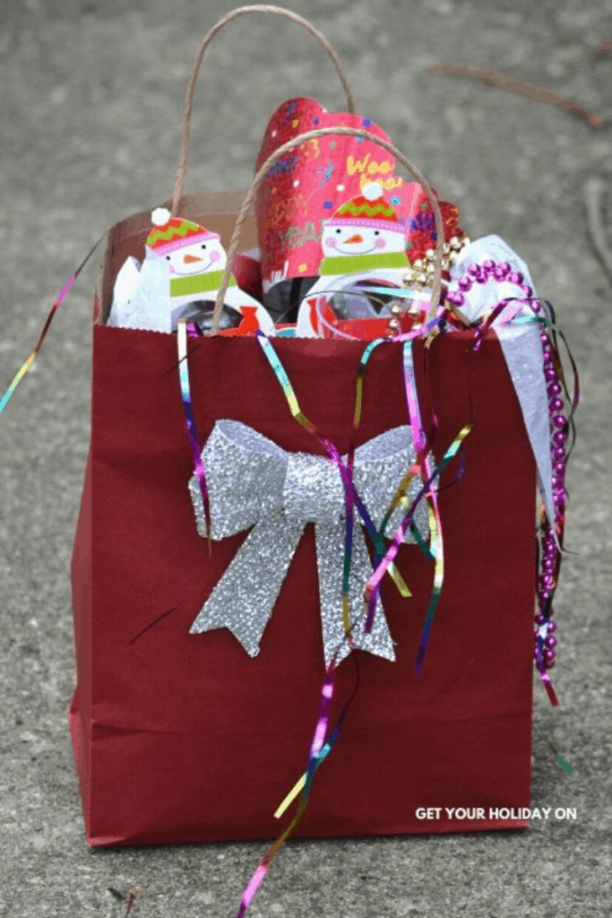 new years celebration bag