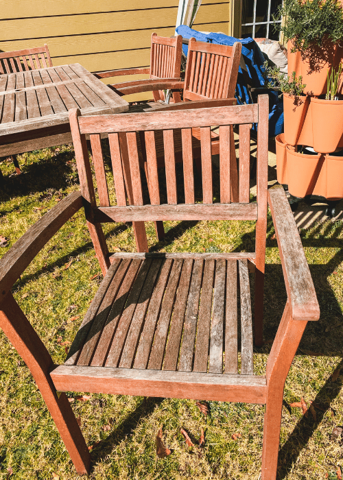 old wooden chair