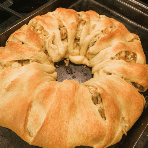 taco ring made from crescent rolls