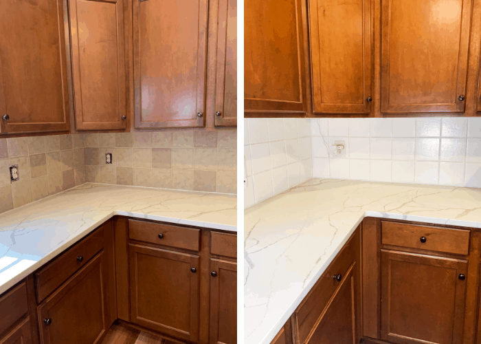 How to Paint a Kitchen Tile Backsplash