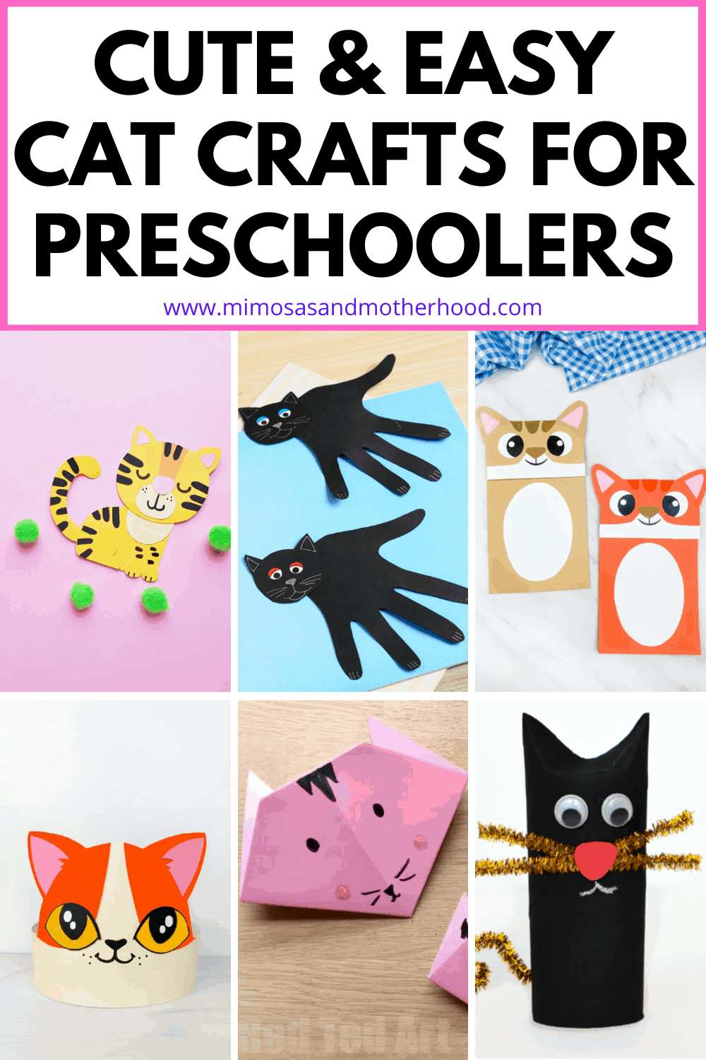 20 Cat Crafts for Preschoolers & Toddlers