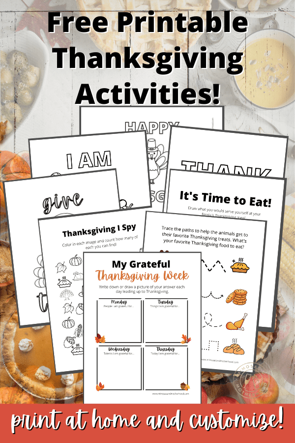 Free Printable Thanksgiving Activity Book For Toddlers Mimosas 