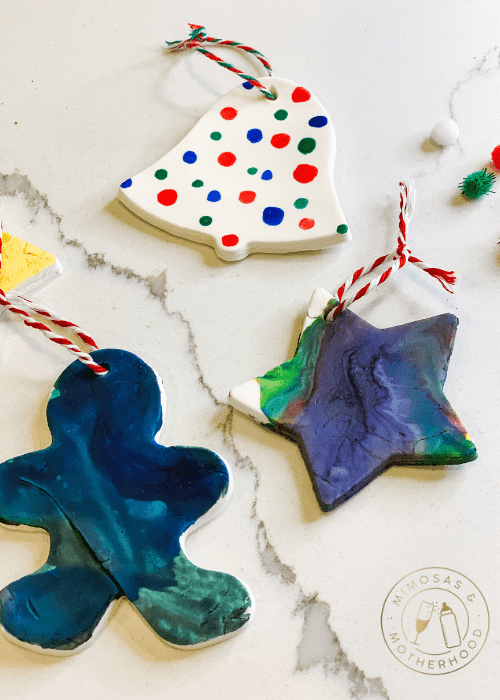 Air Dry Clay Christmas Ornaments