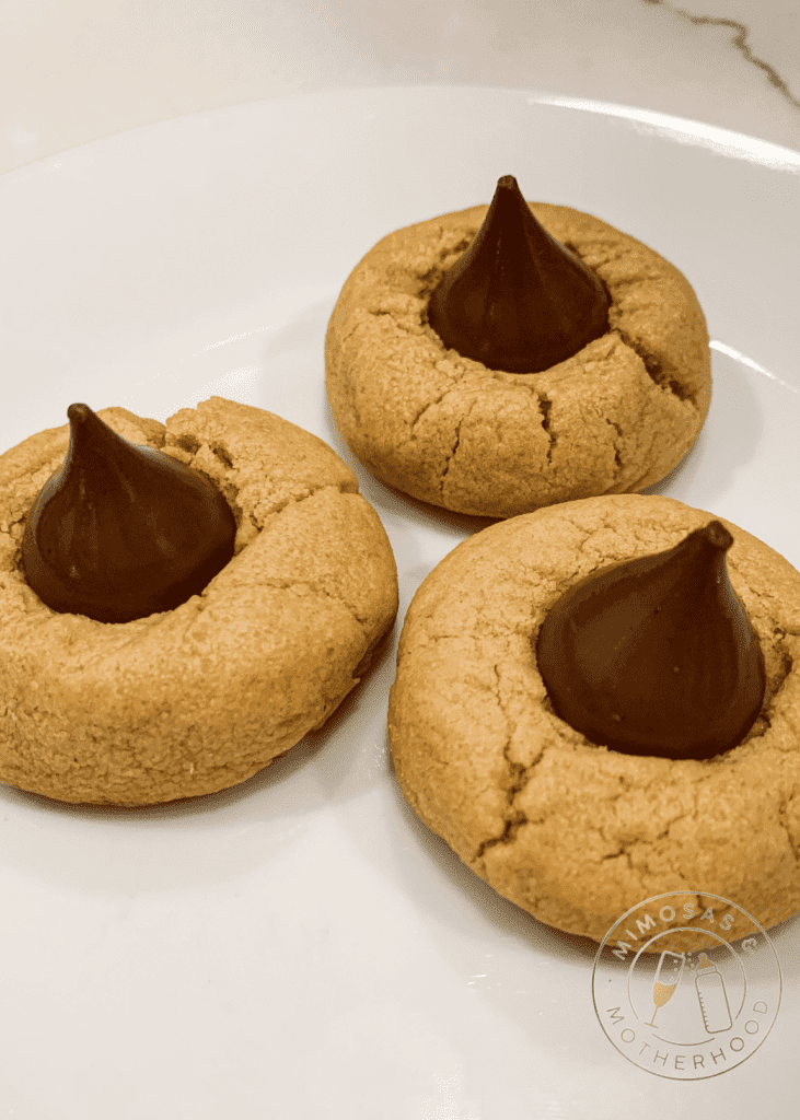 image shows peanut blossom cookies