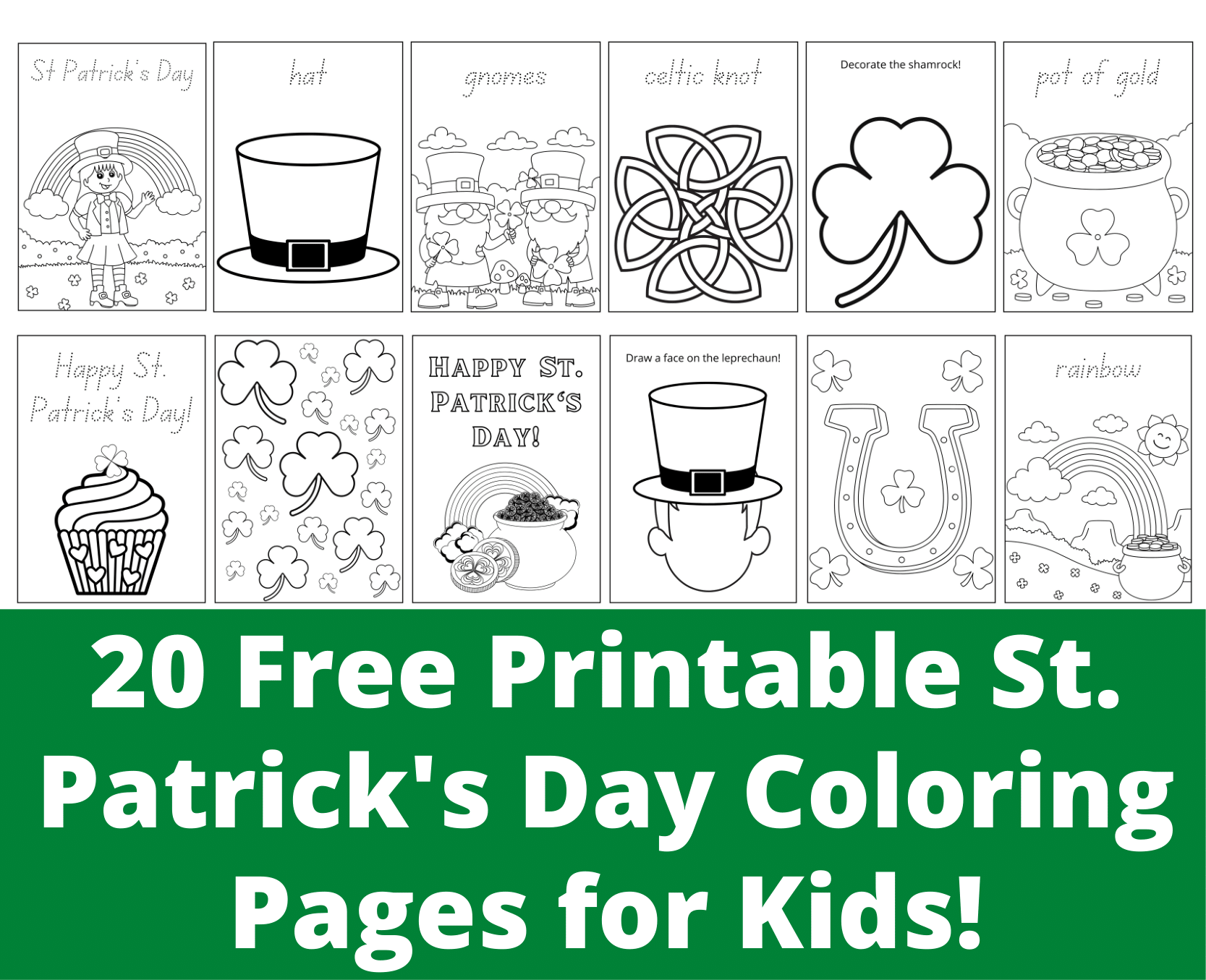 Free Printable St. Patrick’s Day Coloring Pages for Kids - Mimosas ...