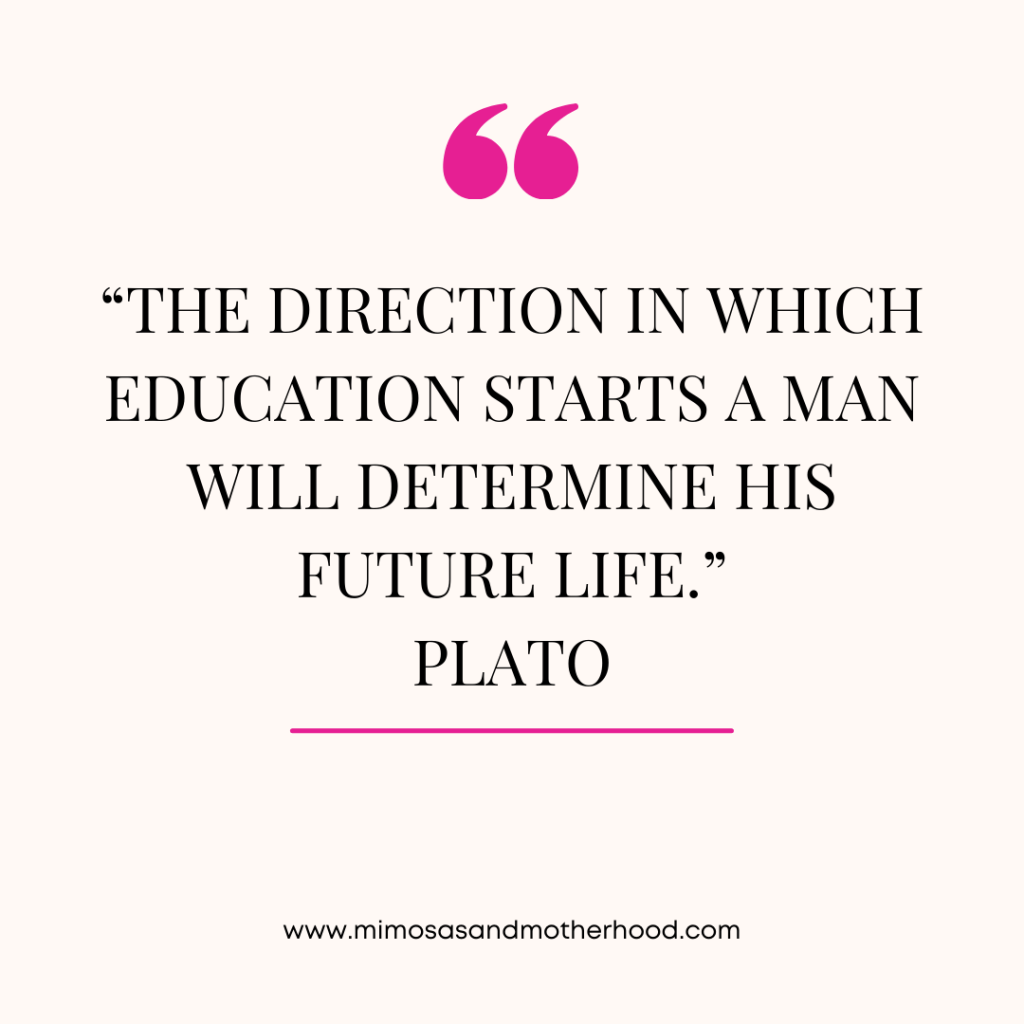 plato education quote