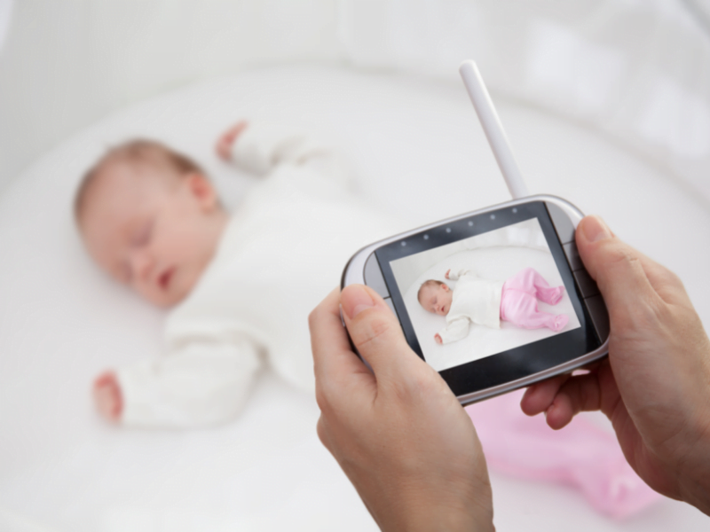 video baby monitor and baby