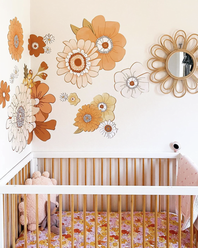 Boho baby girl nursery theme