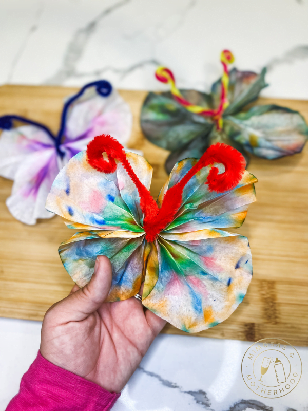 How to Make Coffee Filter Butterflies
