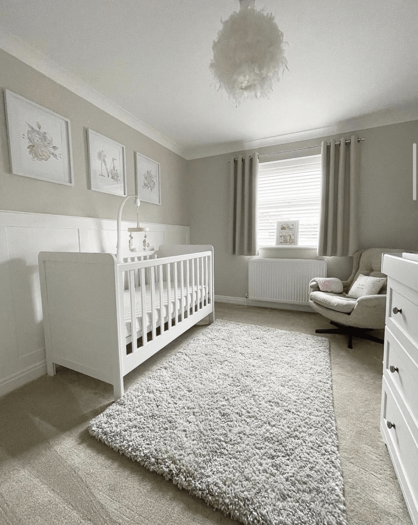 neutral baby nursery