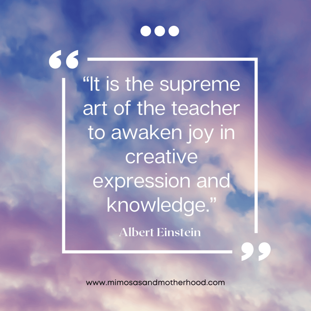 Albert Einstein teaching quote