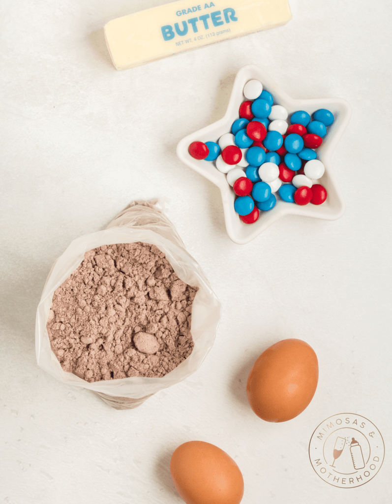 ingredients for 4th of july cookies