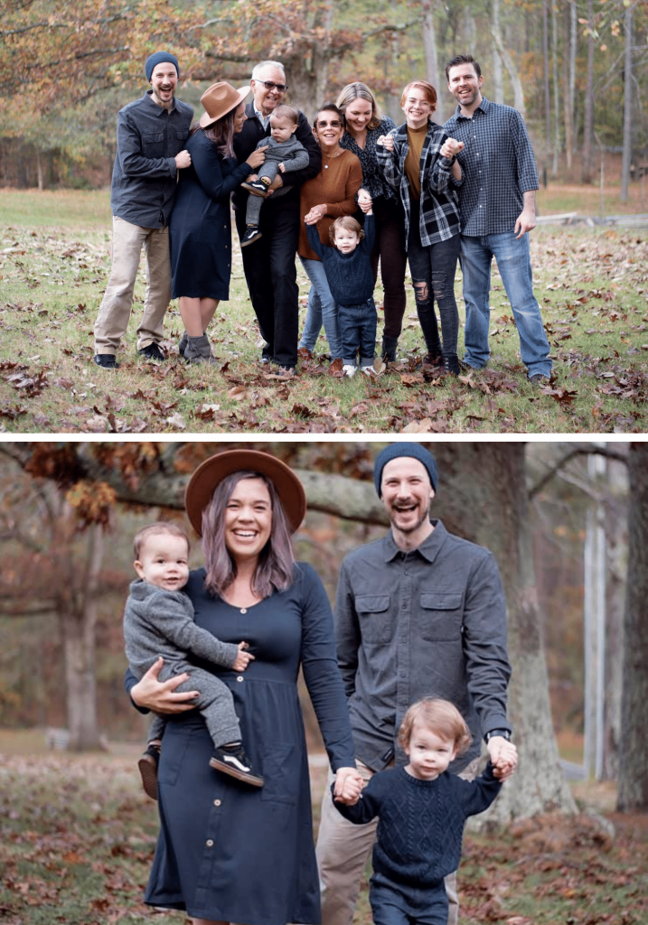 author's family photoshoot