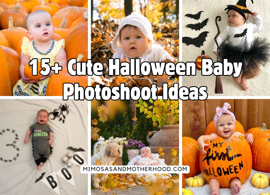 image shows babies in October outfits