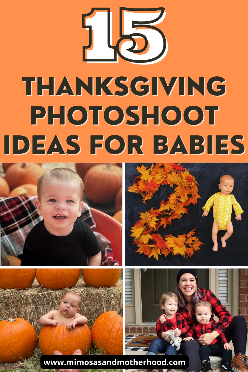 15 Thanksgiving Photoshoot Ideas for Babies