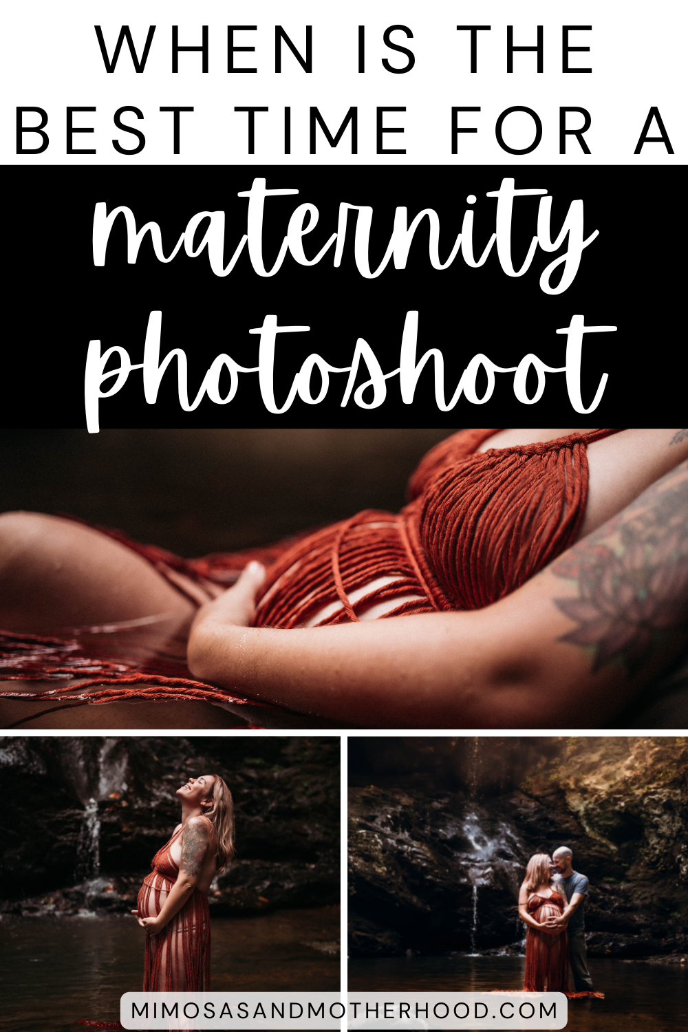 Best Time for Maternity Photos Mimosas & Motherhood