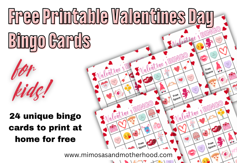 valentines bingo cards for kids